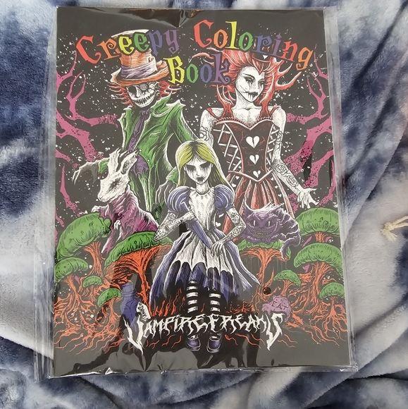 NEW VampireFreaks Creepy Coloring Book - Picture 1 of 2